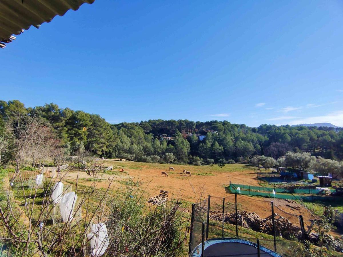Arche De Noe Atypique, Boheme , Nature, Piscine Chauffee De Paques A Toussaint , Spa , Sauna , Loisirs Le Beausset Exteriér fotografie